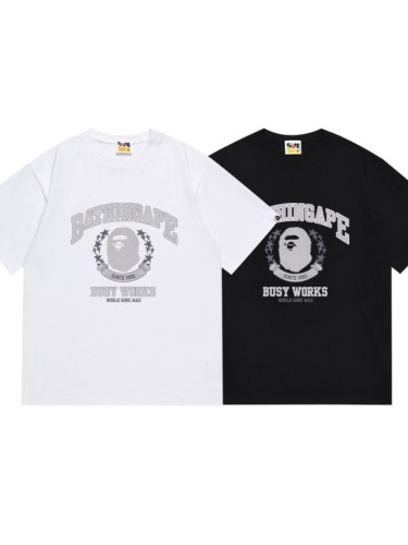 Burst Letter Ape Badge Tee 2 colors