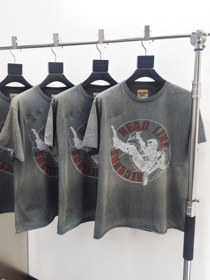 [Big & Tall for weights up to 260 lbs]1:1 quality version Punk Records Aged Scars Embroidered Tee