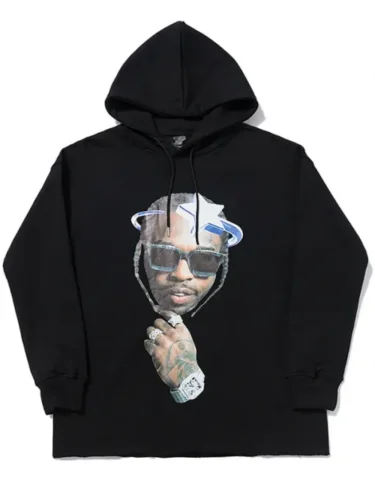 [Buy more Save more]Vlone rap star hoodie black & white