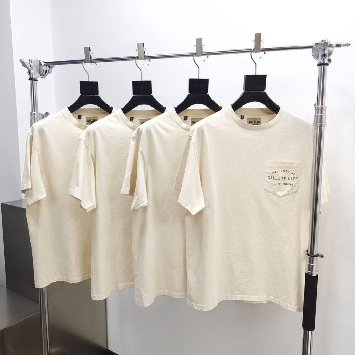 [Big & Tall for weights up to 260 lbs]1:1 quality version Pocket Letter Logo Print Tee