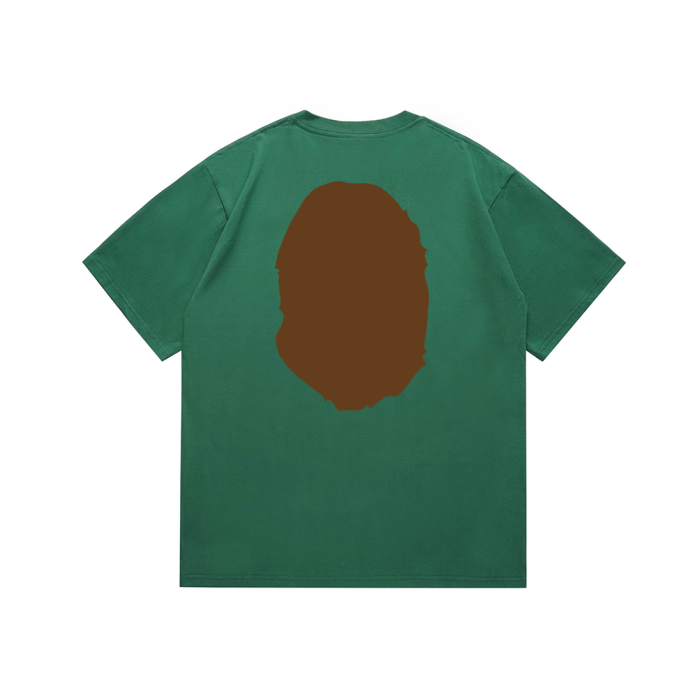 Classic front and back big ape head print Tee 20 colors
