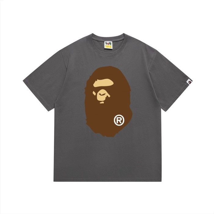 Classic front and back big ape head print Tee 20 colors