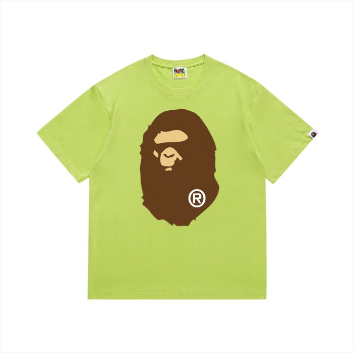 Classic front and back big ape head print Tee 20 colors