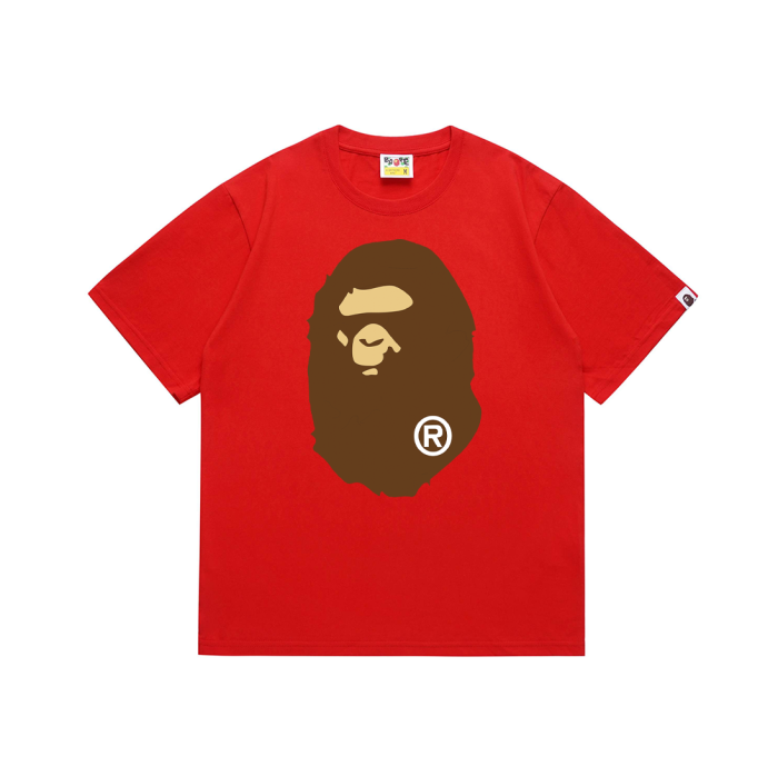 Classic front and back big ape head print Tee 20 colors