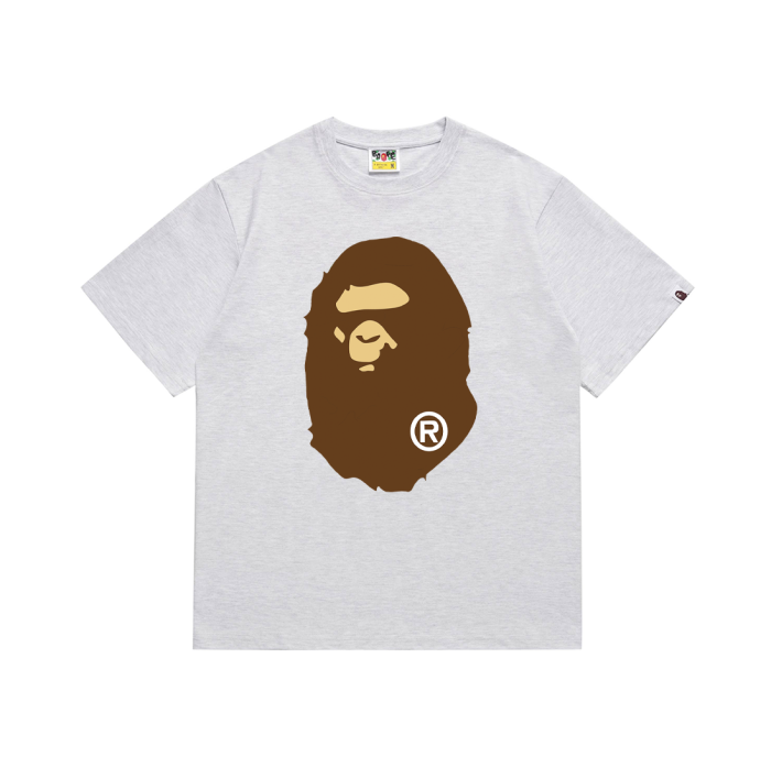 Classic front and back big ape head print Tee 20 colors