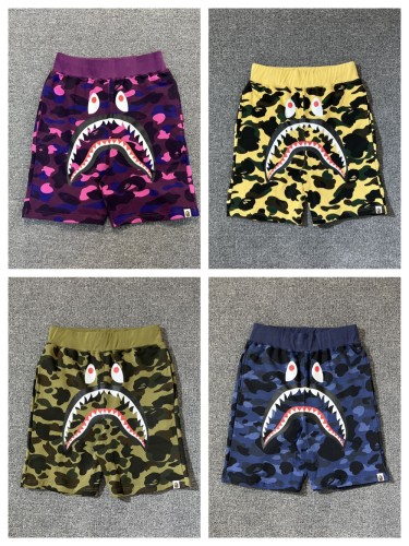 1:1 quality version Front Sharkbite Camouflage Print Shorts 4 colors