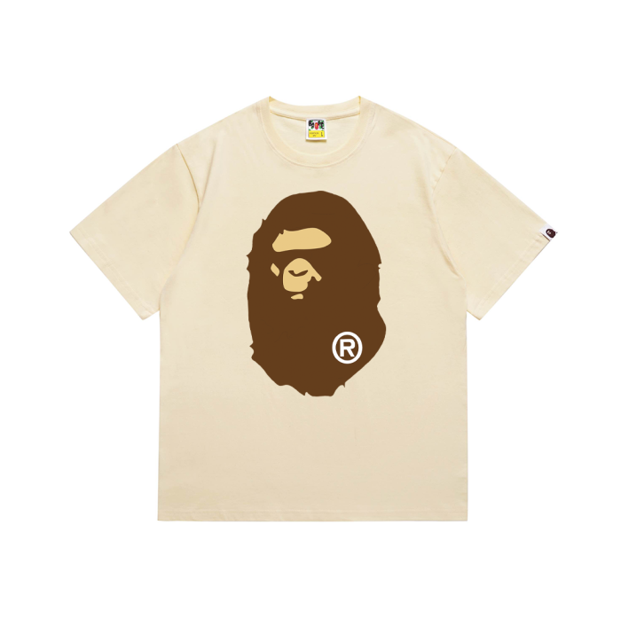 Classic front and back big ape head print Tee 20 colors
