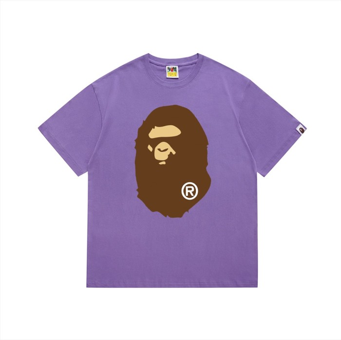 Classic front and back big ape head print Tee 20 colors