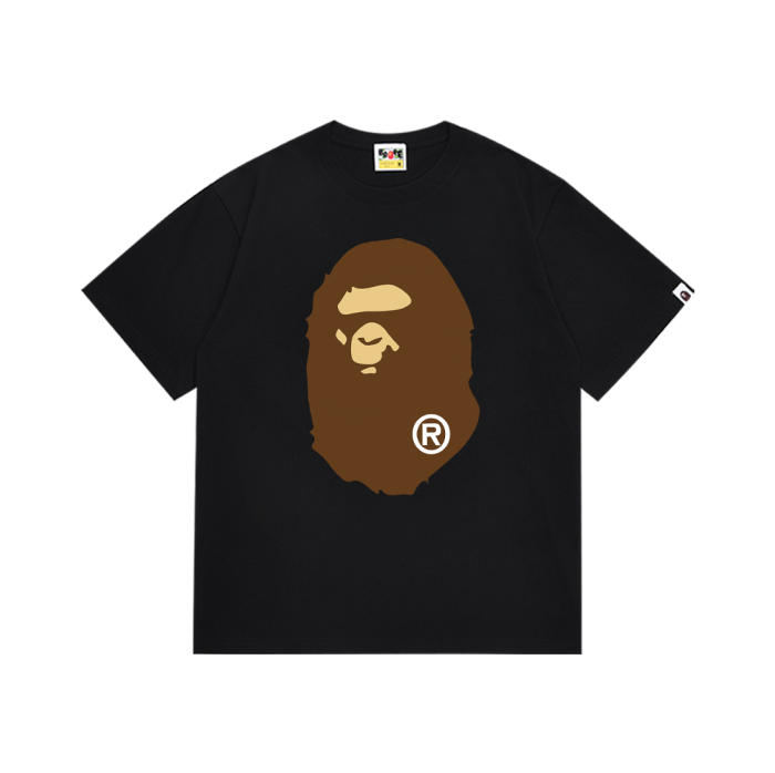 Classic front and back big ape head print Tee 20 colors