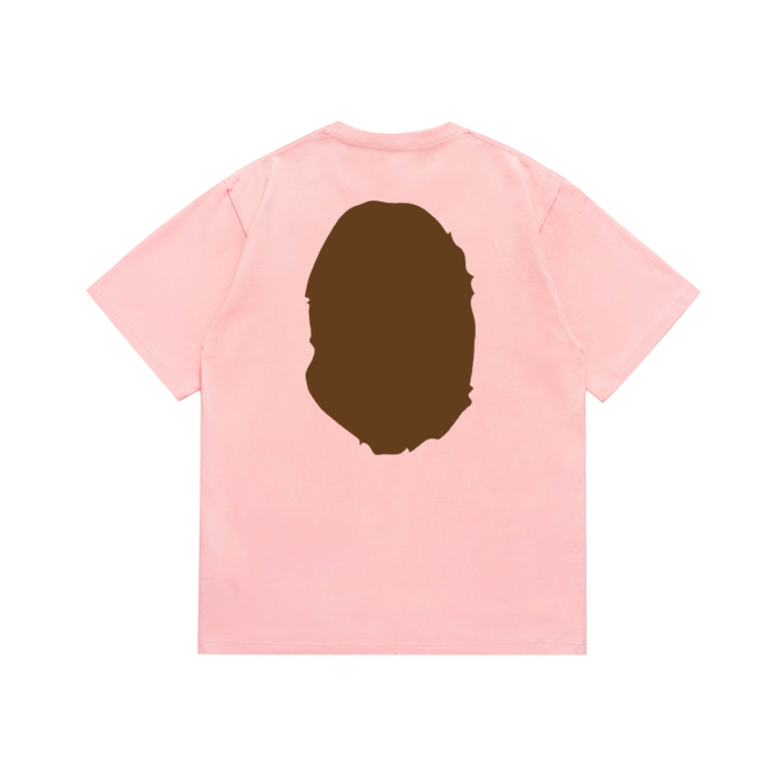 Classic front and back big ape head print Tee 20 colors