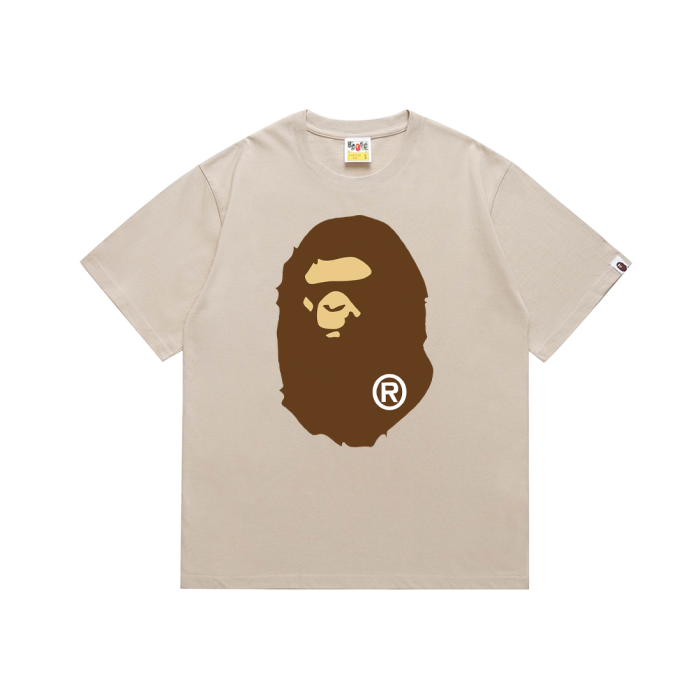 Classic front and back big ape head print Tee 20 colors