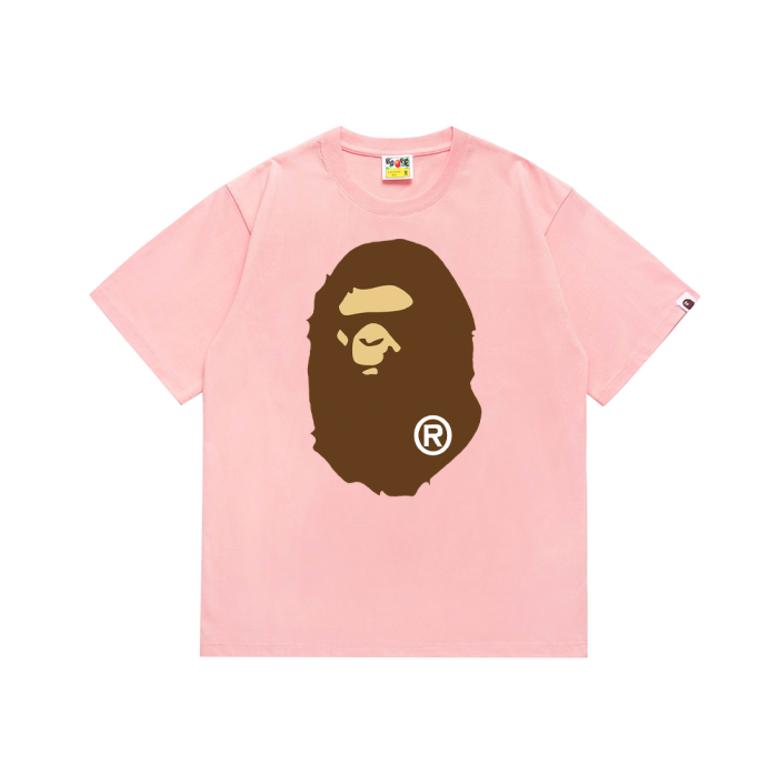 Classic front and back big ape head print Tee 20 colors