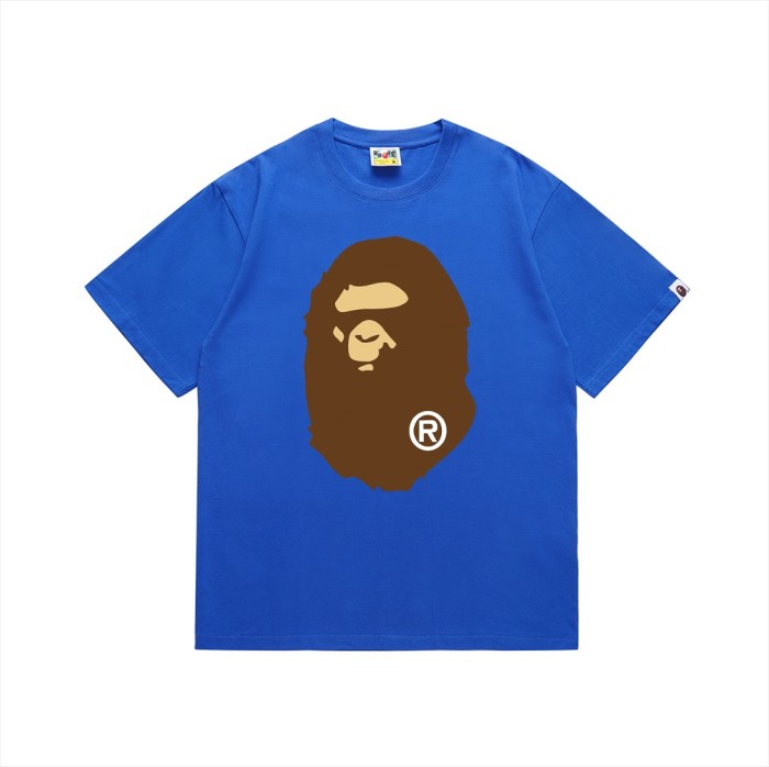 Classic front and back big ape head print Tee 20 colors