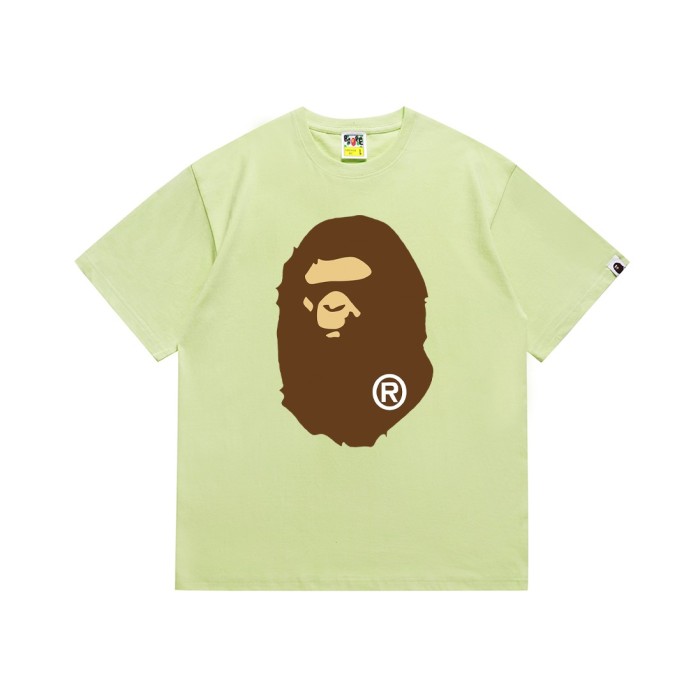 Classic front and back big ape head print Tee 20 colors