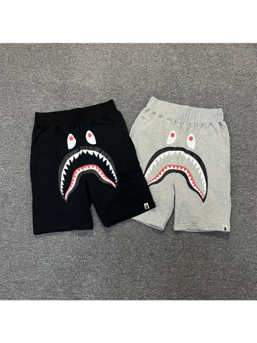1:1 quality version Classic Solid Colour Shark's Mouth Print Shorts 2 colors