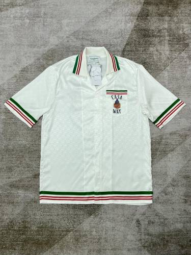 1:1 quality version Silk Castle Tennis Dark Jacquard shirt & shorts set