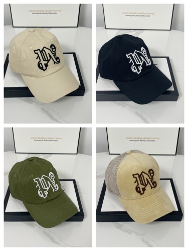 PA Large Letter Embroidery Raglan Adjustable Sun Cap 4 colors