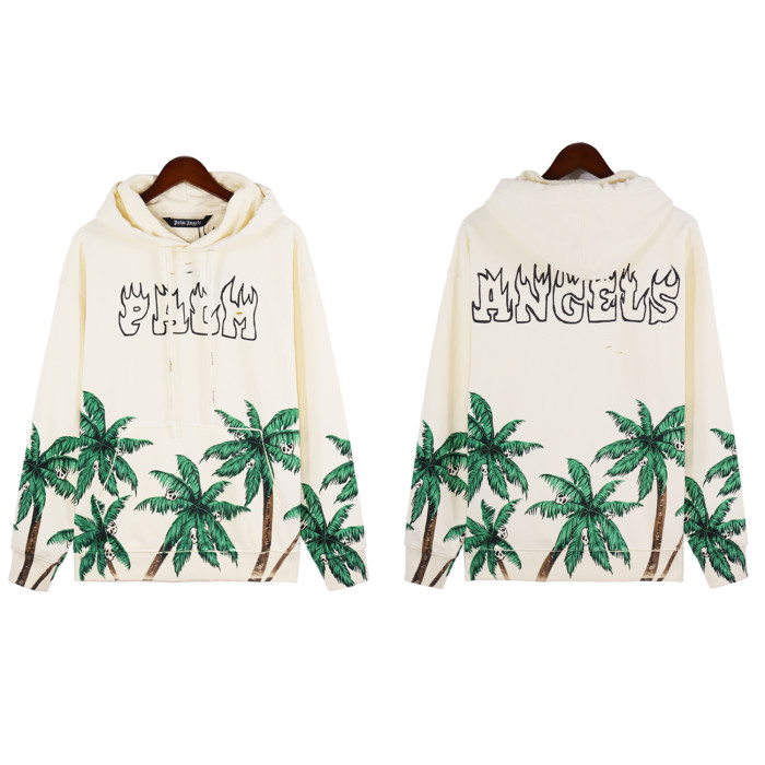 Coconut Skull Flame Monogram Hoodie 2 colors