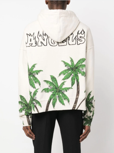 Coconut Skull Flame Monogram Hoodie 2 colors