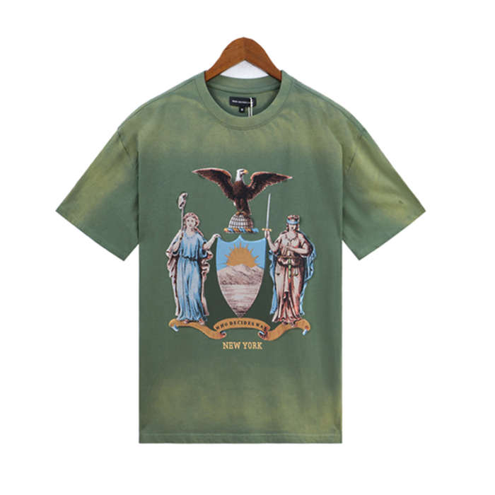 Eagle Printed Washed and Aged tee 2 colors