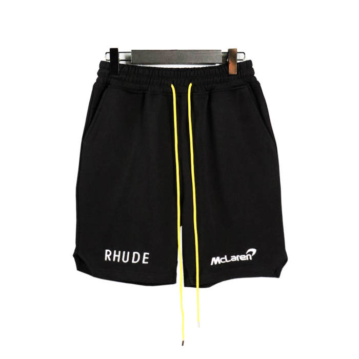 High Street Embroidered Cotton Drawstring Shorts 2 colors