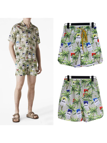 Full Print Sunset Smokebox Coconut Print Shorts