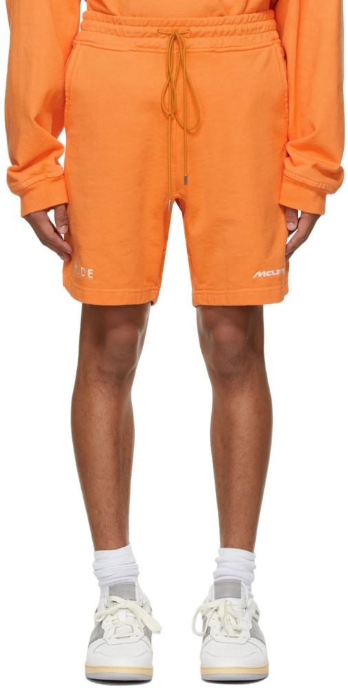 High Street Embroidered Cotton Drawstring Shorts 2 colors