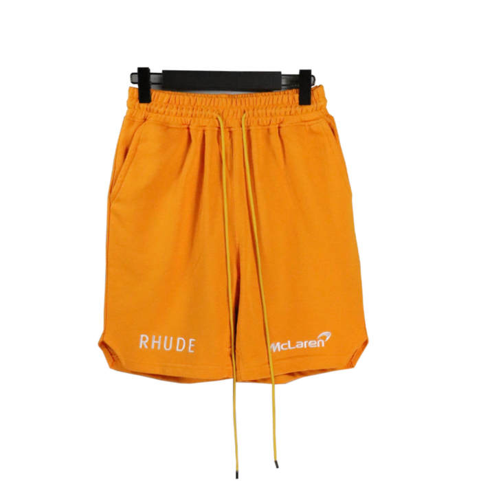 High Street Embroidered Cotton Drawstring Shorts 2 colors
