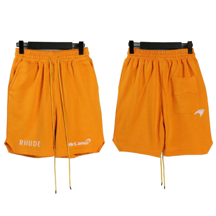 High Street Embroidered Cotton Drawstring Shorts 2 colors
