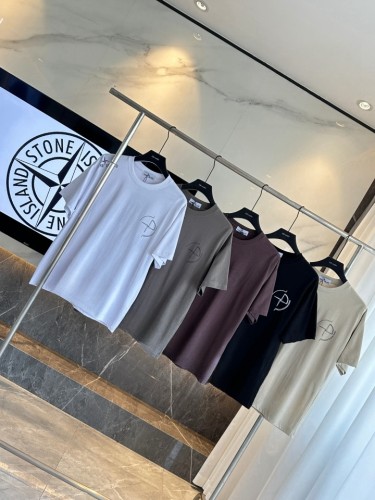 Back Tattered Compass Logo Print Tee 5 colors