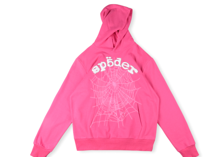 New Colors Foam Letters Light Spider Web Hoodie & Pants Set
