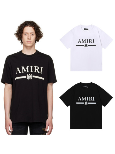 AM Classic Logo Letter Print Tee 2 colors