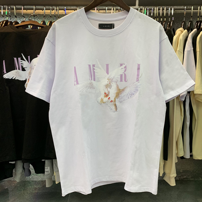 Dove of Peace Mauve Letter Print Tee 2 colors
