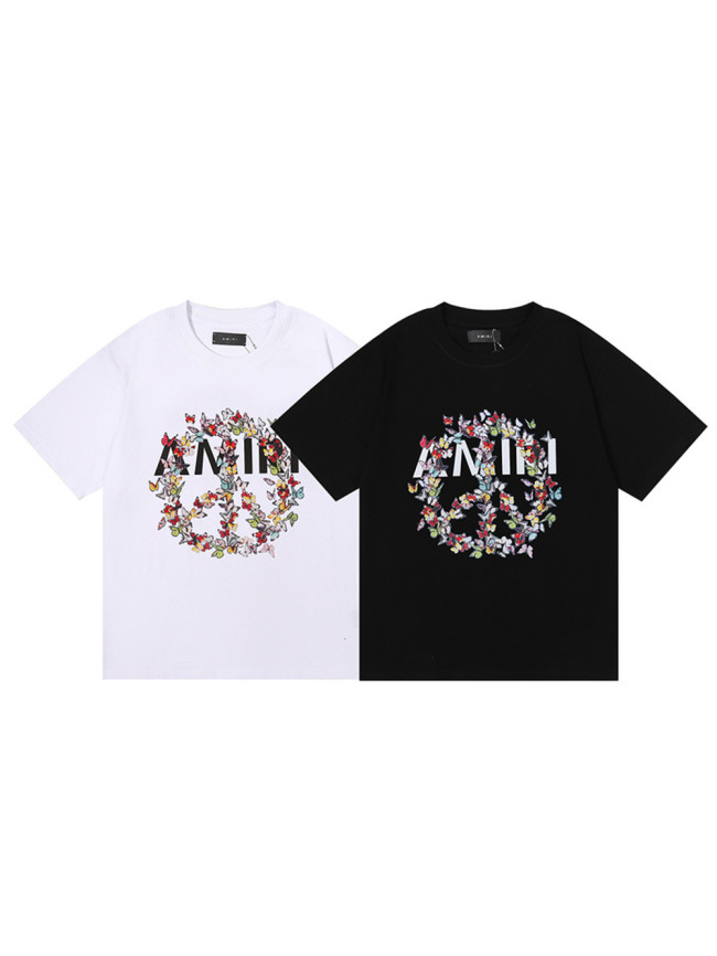 Butterfly CD Ring Pattern Tee 2 colors