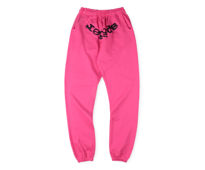 New Colors Foam Letters Light Spider Web Hoodie & Pants Set