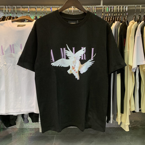 Dove of Peace Mauve Letter Print Tee 2 colors
