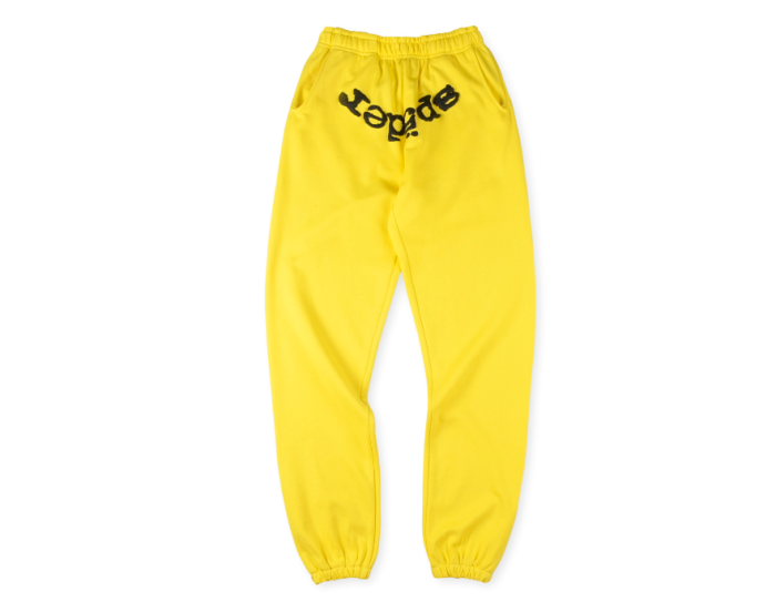 New Colors Foam Letters Light Spider Web Hoodie & Pants Set