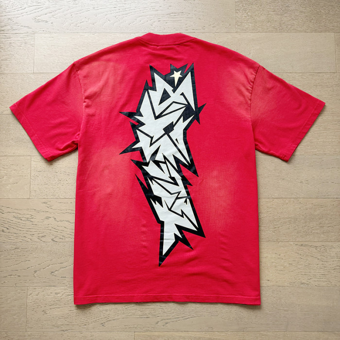 [Buy Two Get One Free]Creative Alphabet Washed Version Tee