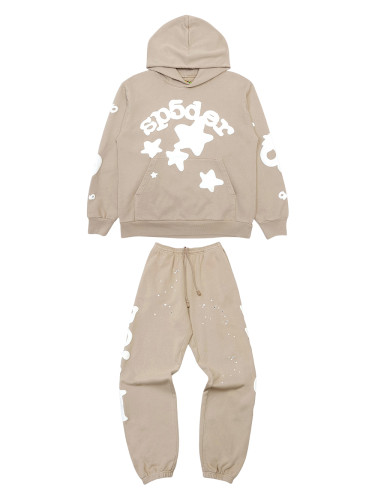 1:1 quality version Thick Version Foam Letter Star Hoodie & Pants Set