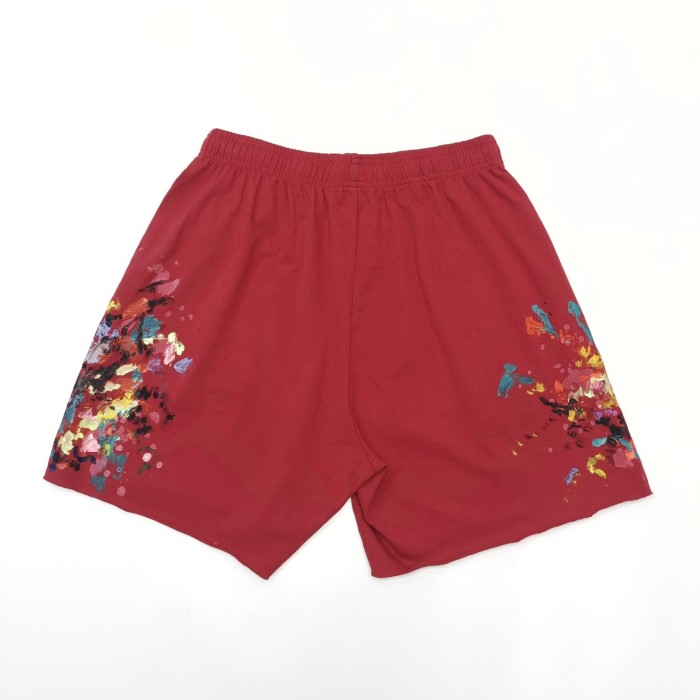 [Big & Tall for weights up to 260 lbs]1:1 quality version Dark red ink splash shorts