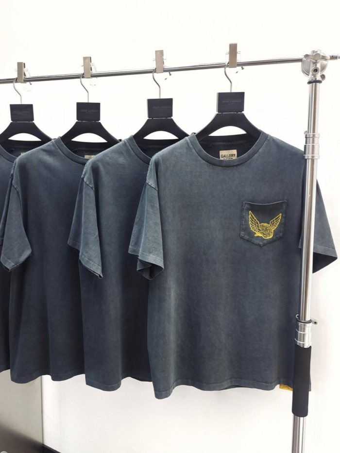 [Big & Tall for weights up to 260 lbs]1:1 quality version Pocket Letter Logo Print Tee