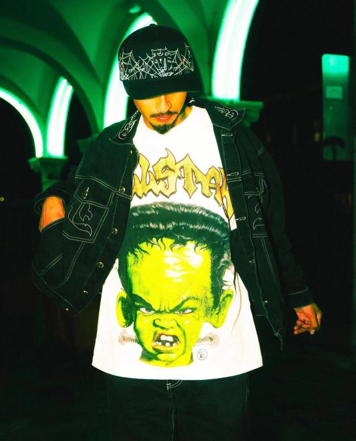 [Big & Tall for weights up to 260 lbs]1:1 quality version Green Face Big Ears Boy Tee with NFC tag