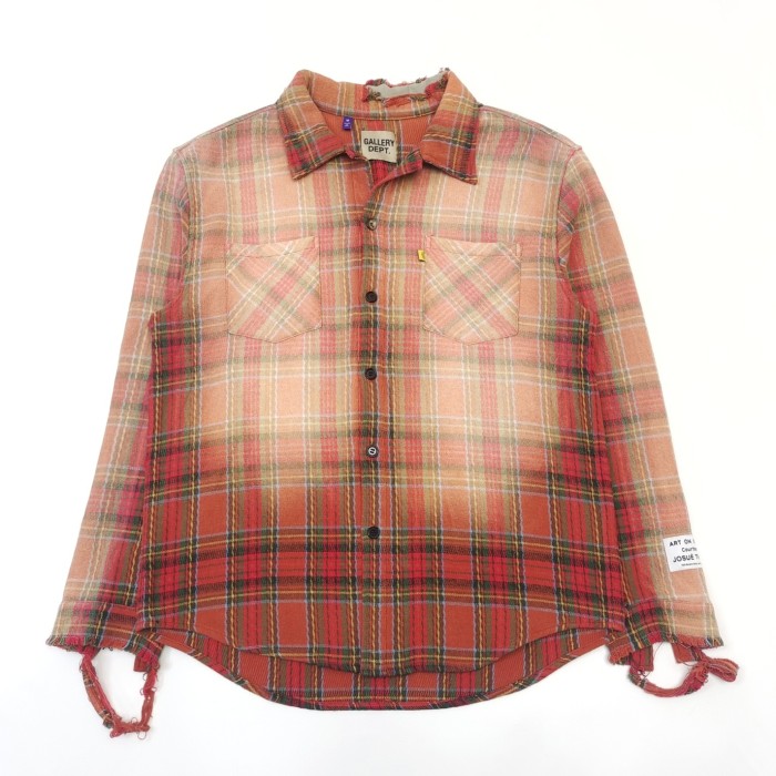 [Big & Tall for weights up to 260 lbs]1:1 quality version Jet Brushed Gradient Plaid Shirt