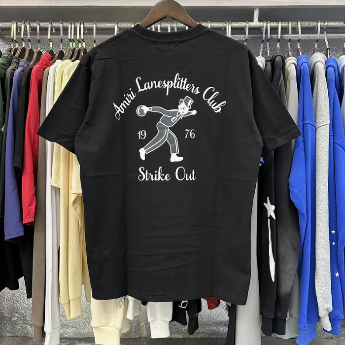 Discus Thrower Letter Logo Print Tee 2 colors