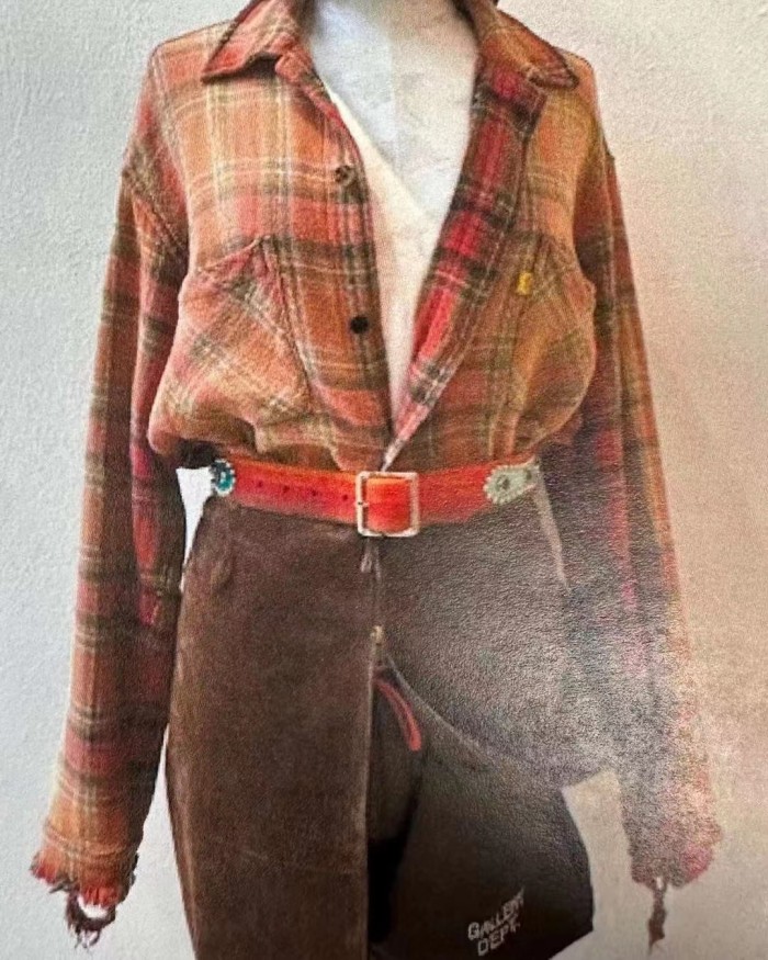 [Big & Tall for weights up to 260 lbs]1:1 quality version Jet Brushed Gradient Plaid Shirt
