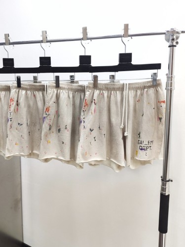 1:1 quality version Splattered Ink and Aged Drawstring Shorts