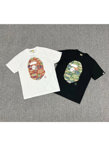 1:1 quality version HOT WHEELS Co-Branded Ape Head Print Tee 2 colors
