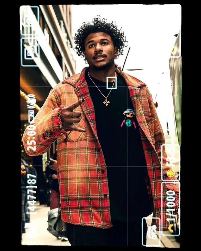 [Big & Tall for weights up to 260 lbs]1:1 quality version Jet Brushed Gradient Plaid Shirt