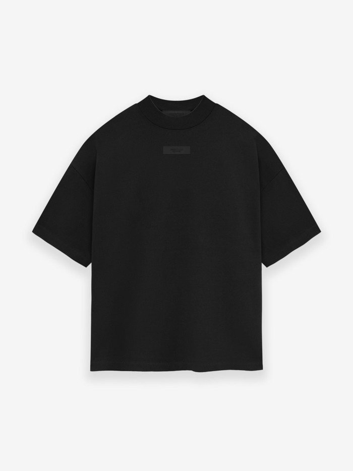 [Big & Tall for weights up to 220 lbs]1:1 quality version Three-dimensional rubber label letter logo tee&shorts set 2 colors