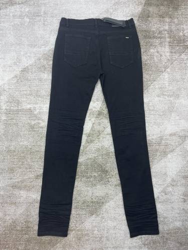 1:1 quality version Ripped Patch Jeans with Rhinestones